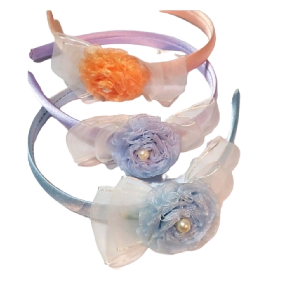 Formal satin organza headbands,wedding,Easter new